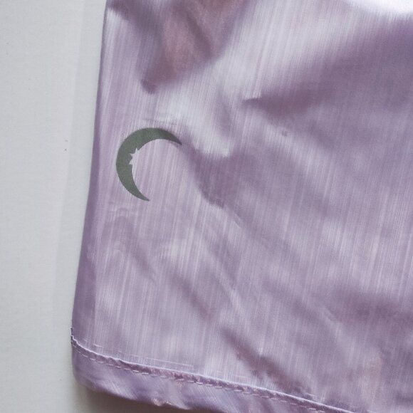 ZYIA lilac shine bomber shorts women's size L - Picture 7 of 11